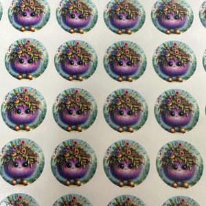 Kultapallerotarra violetti