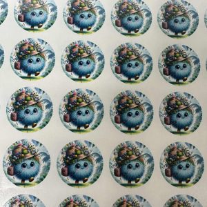 Kultapallerotarra sininen